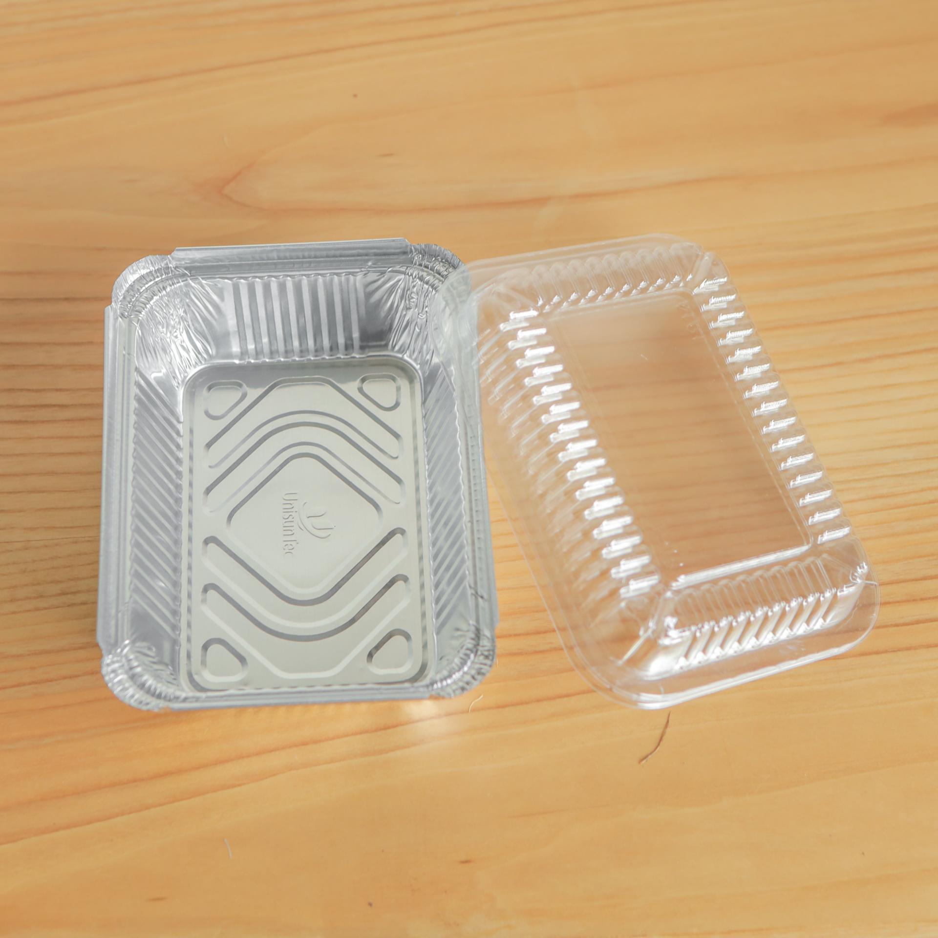 700ml Heavy duty aluminum BBQ roasting containers food